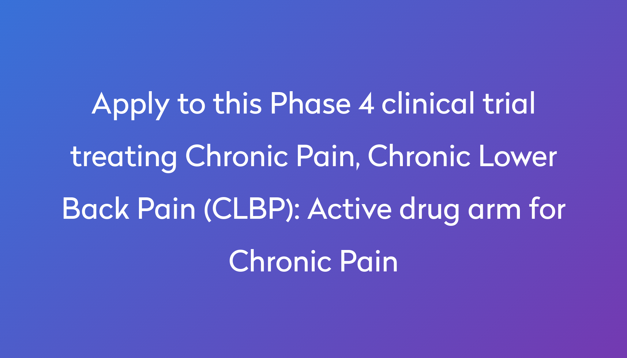 active-drug-arm-for-chronic-pain-clinical-trial-2023-power